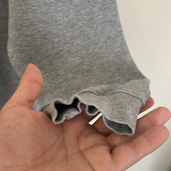 H&M Men’s Crewneck Sweatshirt Long Sleeve Gray XL - Picture 4 of 8